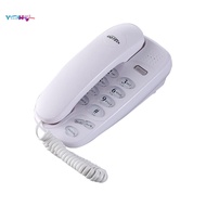-580 Big Button Corded Phone Wall-Mounted Telephones Machine Support Wall Mount or Desk Phone