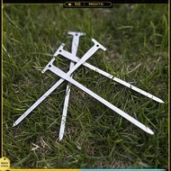 4Pcs 12cm  Metal Tent Pegs Camping Tent Pegs with Holefor Camping Canopy Awning