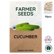 🌱 (10pcs) Benih Timun / Cucumber Seeds