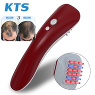 KTS Electric Laser Hair Growth Comb Anti Hair Loss Therapy Comb Infrared RF EMS Nano LED Red Light V
