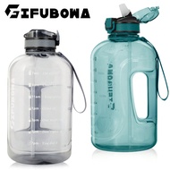 GIFUBOWA Big 3l Water Bottle With Handle And Straw 105oz Giant Sport 0.8 Gallon Drinking Jug Large M
