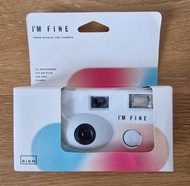 Ninm Lab I'M FINE 即棄暖色菲林相機 ISO400 Aura Disposable Camera with Built-in Flash