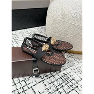 A alaia Aniche Ya Flat Shoes Fishnet Brand
