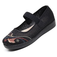 Beijing Cloth Sandals - Women’s Mesh Breathable & Anti-Slip Soft Footwear for Warm Weather