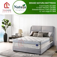 Natura Deep Sea Mattress/13"/Biobased Cool Gel Memory Foam/7 Zone Individual Pocket Spring