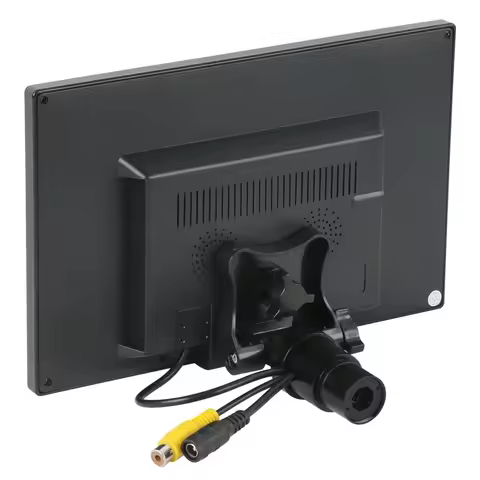 480 Lines AV TV Video Biological Microscope C Mount Camera 9 inch Digital LCD Monitor For Stereo Mic