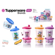 Tupperware Disney Baby Set with Gift Box Sippy Cup 200ml Snack Cup 110ml PWP Mickey Minnie Snack Box