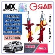 ORIGINAL GAB HEAVY DUTY PERODUA MYVI LAGI BEST ICON ALZA VIVA KENARI KELISA KANCIL D20N FRONT OR REAR ABSORBER FRT RR