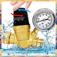 (TEFP) 1 SET Adjustable Water Pressure Regulator Water Pressure Regulation Supplies Brass Water Redu
