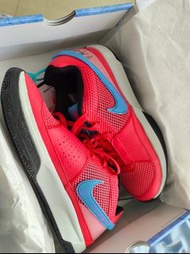 【包過驗】全新莫蘭特一代 Ja 1 EP 紅色低幫籃球鞋 | 香港包送貨 第二對折扣