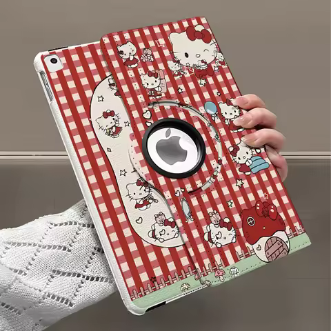 Sanrio MINISO Hello Kitty Case for Ipad Air 7 6 5 4 Cartoon Protective Case 11 10 9 8 Mini 7 Pro 202
