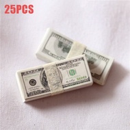 25pcs mô hình Nhỏ Tiền Giấy túi đô la hóa đơn Nhà búp bê túi pound Mini thu nhỏ đạo cụ cờ Bạc chip đ