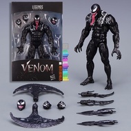 Spot goods VenomVenom2Slaughter Toy Extraordinary Spider-Man 7Inch Venom Movie Marvel Movable Garage Kits Model Furnishing Articles