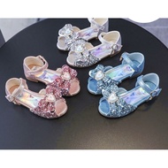 Girls Sandals Elsa Crystal Shoes princess shoes kids girl Princess Shoes Little Girl Shoes