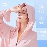 Hongxing Erke 2024 Summer New Style Women's Anti-uv Sunscreen Clothing Hooded Jacket All-Match Ice T