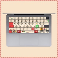 [Super Mario] Mario Is Suitable For Apple MacBook Keyboard Film Pro13 Inch 16 Computer Air13 Notebook M1Mac Keyboard Sticker Pro15 Waterproof Film Mac Protective Film New Style