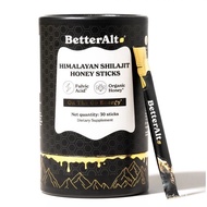 BetterAltGOLD+ShilajitHoneySticks|Lab-TestedforPurity|Shilajit,Honey&Saffron|85Minerals&75%FulvicAci