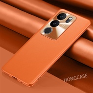 Casing For vivo V29 5G vivoV29 V 29 2023 Phone Case Luxury Ultra Thin Hardware Plain Color Fashion S