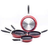 Tosco 190Kpo13 Frying Pan 4-Layer Coated 18cm for Home and Commercial Use Rolled Omelet
