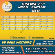 65A7100F HISENSE 65" LED TV BACKLIGHT (LAMPU TV) HISENSE 65 INCH LED TV BACKLIGHT 65A7100