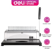 Deli Heavy Duty Binding Machine 21 Hole Comb Binding Machine