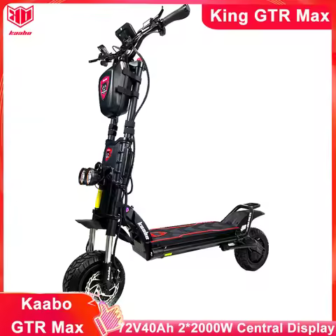Original Newest Kaabo Wolf King GTR Max 72V 40Ah Battery 72V 100A 2-in-1 FOC Controller TFT display 