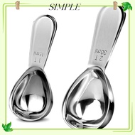 SIMPLESHOP Coffee Bean Measuring Spoons, Stainless Steel 15/30ml Coffee Scoops, Durable 1 Tbsp or 2 