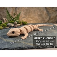Giant Gecko Lizard Toy, Super Flexible 3D Printed Joints, Lizard Flexi