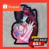 Large Anime Hologram Sticker | Anime cutting Sticker size +- 7 cm