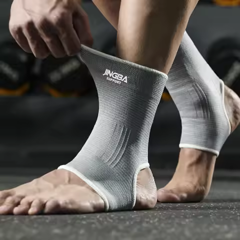 2 PCS Sports Protective Gear Football Ankle Support Basketball Ankle Brace Nylon Ankle Protector Com
