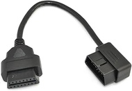 iKKEGOL 1ft Feet 30cm/12" OBD II OBD2 16 Pin Male to Female Extension Cable Car Diagnostic Extender 