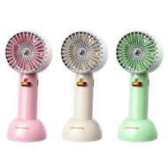 Retro Small Held Cooling Rechargeable Table Handle Electric Stand Desk USB Handheld Portable Mini Fans