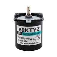68KTYZ AC synchronous Central axis motor 220V 2.5rpm -110rpm motor micro slow speed machine 28W perm