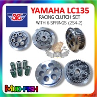 SYS LC135 4S | LC135 NEW 5S RACING HYPER CLUTCH SET WITH 6 SPRINGS (2S4 -2)