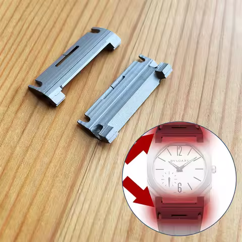 29.38mm strap metallic inserts inside for Bvlgari OCTO automatic watch