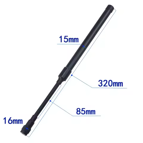 Gooseneck SMA-Female Dual Band 144/430Mhz Foldable CS Tactical Antenna For Baofeng Walkie Talkie Rad