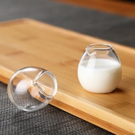 Mini Glass Milk Cup Japanese Creamer Jug Glass Coffee Milk Espresso Mug Vinegar Sauce Cup Kitchen Tools