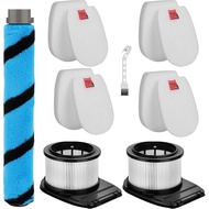 HEPA Filter Brush Roller Accessories Compatible with Shark IZ662H Vertex Pro Lightweight Duo Clean P