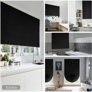 Window Blinds No Drilling Self-adhesive Pleated Blinds Shades Window Blinds Blackout Curtains for Ho