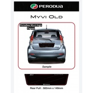 ✅Ready stock ✅Acrylic Kereta Plat Nombor  Papan belakang penuh perodua Myvi logo untuk myvi old 2005