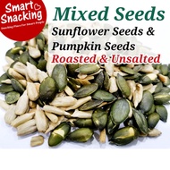 Mix Roasted Seed - Pumpkin Seed Roasted + Sunflower Seed Roasted - Roasted Pumpkin Seed - Mixed Seed