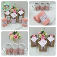 Hampers ultah anak mug handuk custom/souvenir 7 bulanan kehamilan mitoni/souvenir mug susu/souvenir 