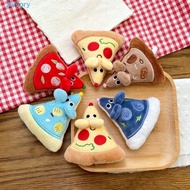 IVORY 6pcs Pizza Mouse Keychain, Keychain Combination Cartoon Friendship Pizza Pendant, Tomato Fashi