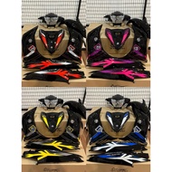 COVERSET LC135 V4-V7 MSI RED , PINK , YELLOW , BLUE - BLACK COVER