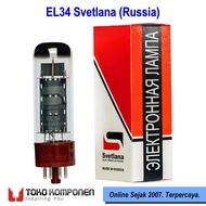 EL34 Svetlana Pentode Power Tube - 6CA7 Home Audio and Guitar Amplifier