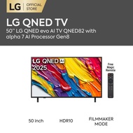 50 Inch LG QNED AI QNED82 4k Smart TV 2025