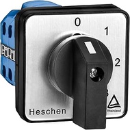 Heschen Universal Rotary Cam Selector Changeover Switch LW28-20/0123.3 660V 20A 4 Position 3 Phase 1