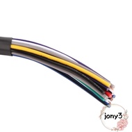 JONY OBDII Cable, 1ft/30cm With Mounting Bracket OBD2 Cable, Rugged 16 Pin Male to Female Braided Sh