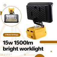Outdoor Lighting LED Work Light 15W LED Floodlight for 18v Battery