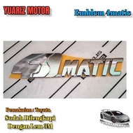 Original AVANZA 4MATIC LOGO EMBLEM